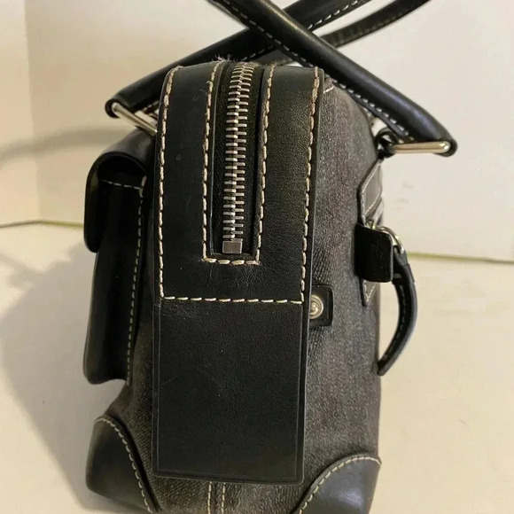 Dooney & Bourke DB signature print canvas bag - Picture 6 of 14